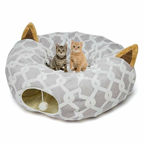 LUCKITTY Cat Tunnel Bed